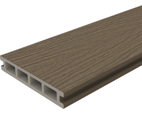 Lame de terrasse en matériau composite avec veinures de bois
