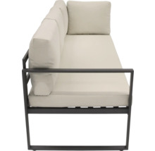 Gartensofa mit Metallrahmen und Polster