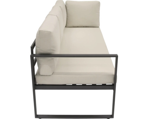 Gartensofa mit Metallrahmen und Polster