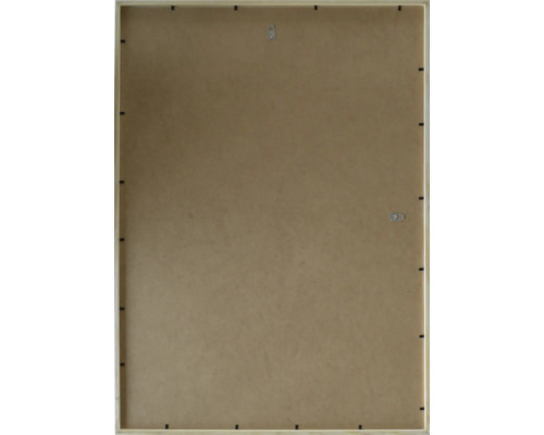 Arrière d'un cadre photo en bois avec fixations