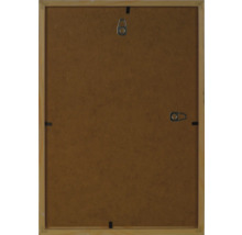 Dos d'un cadre photo en bois avec crochets