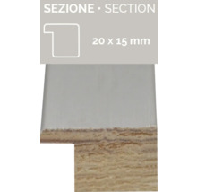 Baguette profilée 20 x 15 mm