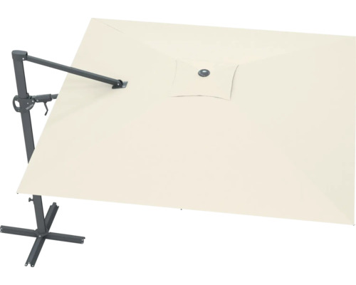 Freiarm-Sonnenschirm mit Metallständer