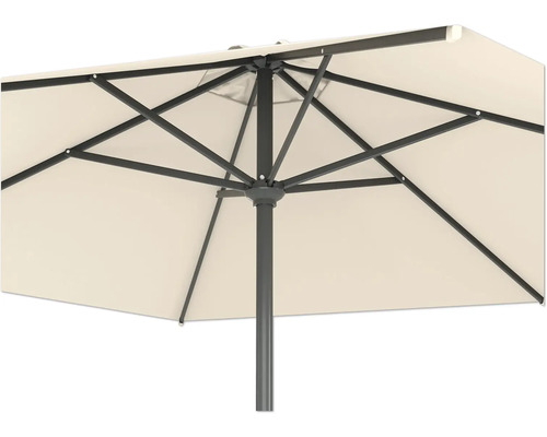 Gros plan d'un parasol avec armature et toit