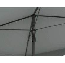 Vue détaillée d'un parasol ouvert