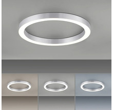 Plafonnier rond avec différentes couleurs de lumière