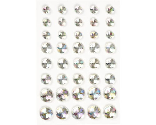 Aufkleber mit Strasssteinen