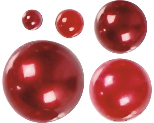 Dekorative Glasmurmeln in verschiedenen Größen