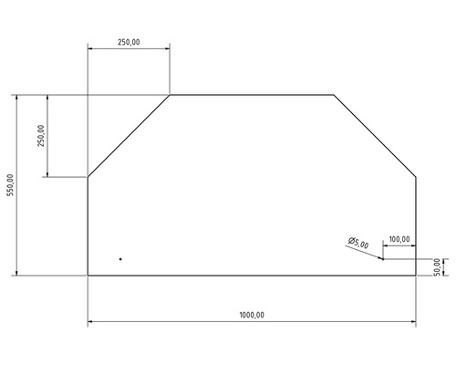 Dessin technique avec cotes