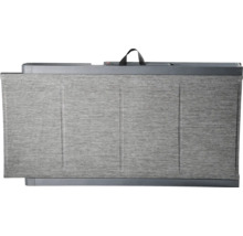 Store enrouleur avec structure en tissu et poignée