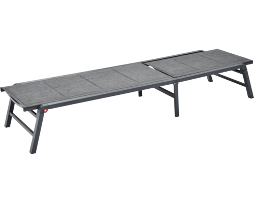 Chaise longue avec dossier réglable