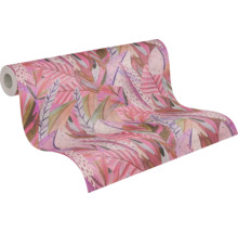 Tapetenrolle mit Blumenmuster
