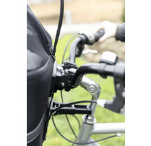 Fahrradlenker mit montiertem Fahrradkorb
