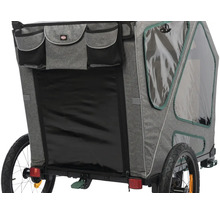 Fahrradanhänger mit Taschen und Fenster