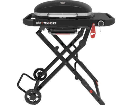 Barbecue à gaz Weber Traveler sur roulettes