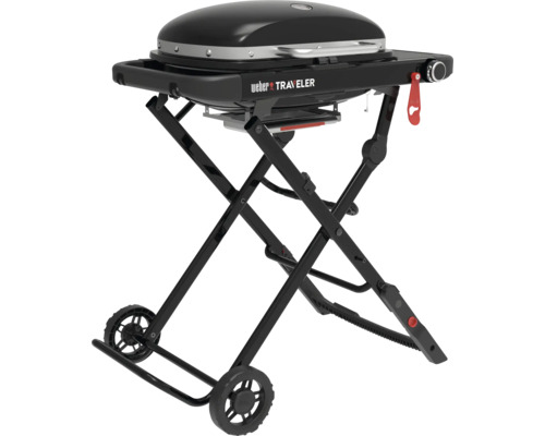 Barbecue Weber Traveler avec roulettes