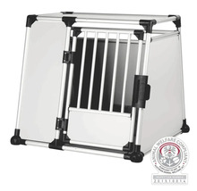 Cage de transport pour chiens en aluminium et plastique