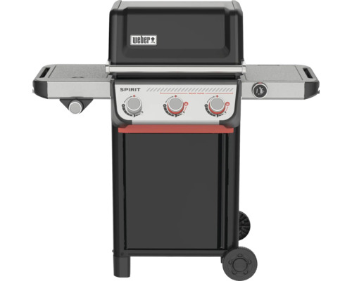 Barbecue à gaz Weber Spirit avec trois brûleurs et tables latérales