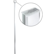 Profilé de cabine de douche avec agrandissement du coin supérieur