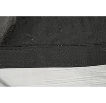 Gros plan sur une bâche tissée