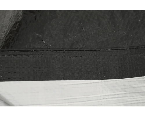 Gros plan sur une bâche tissée