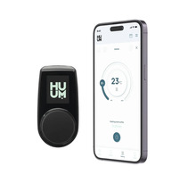Unité de commande Huum et smartphone avec application Huum pour la commande du chauffage