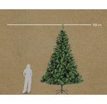 Sapin de Noël artificiel d'une hauteur de 425 cm.
