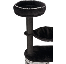 Arbre à chat avec plusieurs niveaux et tronc à griffer