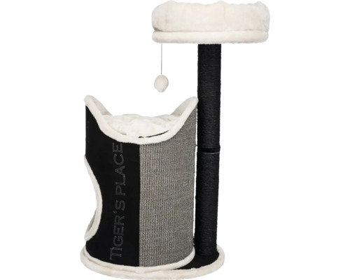 Arbre à chat avec surfaces de couchage et jouet