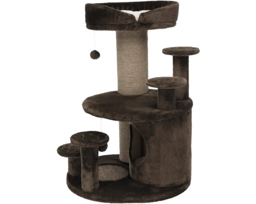 Arbre à chat avec surfaces de couchage et jouet