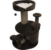 Arbre à chat avec surfaces de couchage et poteaux à gratter