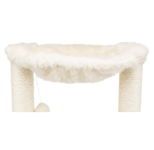 Katzenkratzbaum mit Liegefläche und Spielzeugball