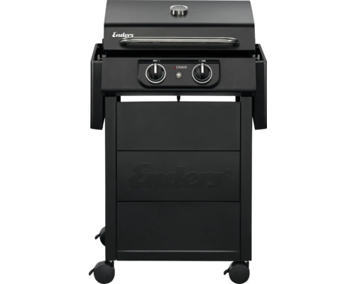 Barbecue à gaz Enders Crave avec meuble bas et deux tables d'appoint