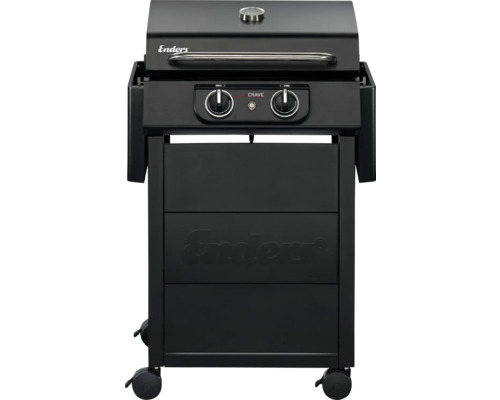 Barbecue à gaz Enders avec deux brûleurs, thermomètre et roulettes