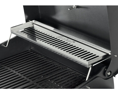 Gril avec grille de maintien au chaud