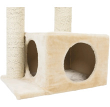 Arbre à chat avec niche et poteaux en sisal