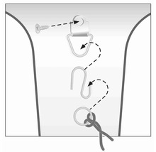 Instructions pour fixer un support de miroir