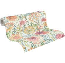 Rouleau de papier peint à motif floral