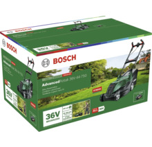 Verpackung des Bosch AdvancedRotak 36V-44-750 Akku-Rasenmähers