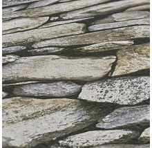 Nahaufnahme einer Steinwandtapete mit realistischer Textur