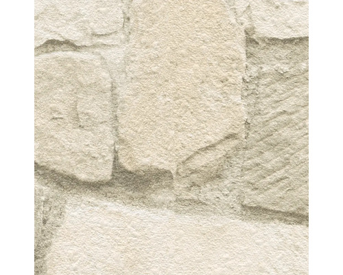 Nahaufnahme einer Wand mit Steindekor