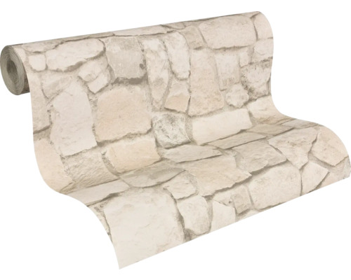 Rolle Tapete mit Steinmuster