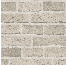 Gros plan d'un papier peint à motif de briques