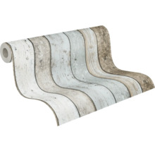 Rouleau de papier peint avec motif de planches de bois