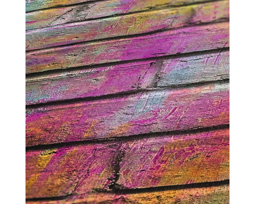 Gros plan d'un revêtement mural avec un aspect poutres en bois