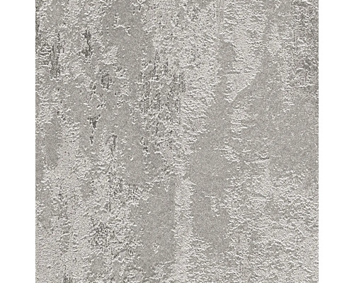 Nahaufnahme einer silberfarbenen Strukturtapete.