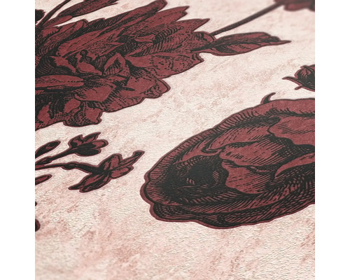 Nahaufnahme eines floralen Musters auf einer Oberfläche