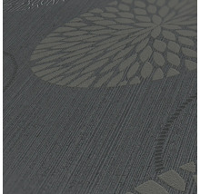 Gros plan d'un papier peint texturé avec motif floral