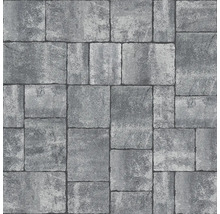 Nahaufnahme einer Tapete mit Steinmuster