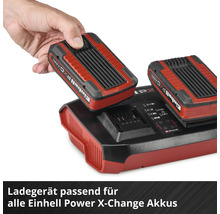 Einhell Power X-Change Akku Ladegerät mit Akkus